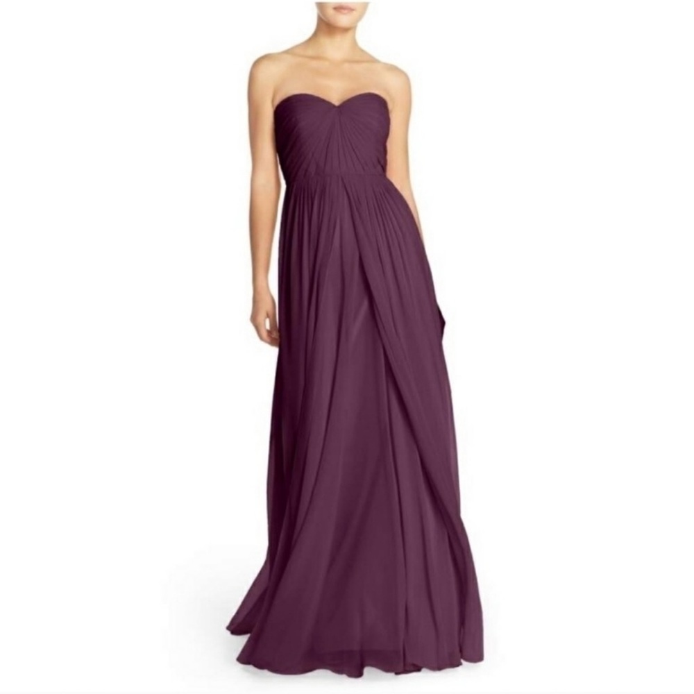 JENNY YOO Mira‎ Convertible Strapless Gown Long Dress Size 2